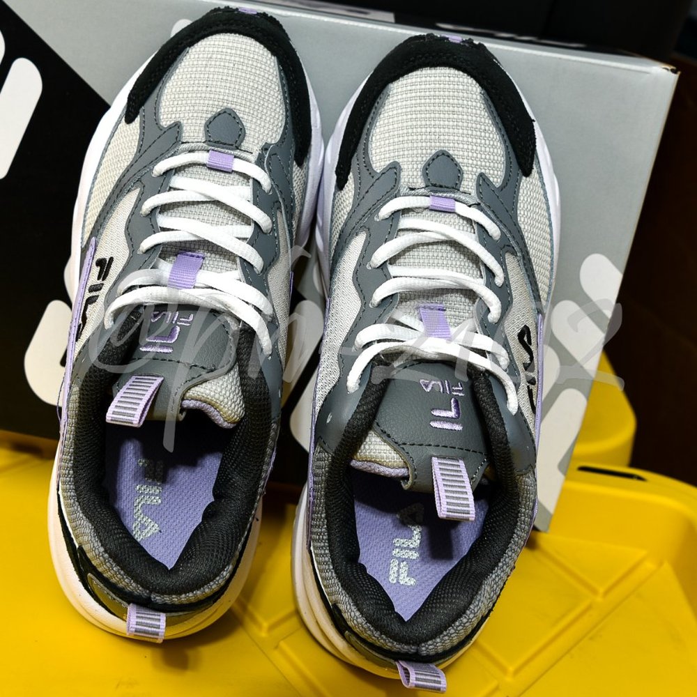 FILA Ladies' Shoe Grey/Lilac - Picture 10 of 11